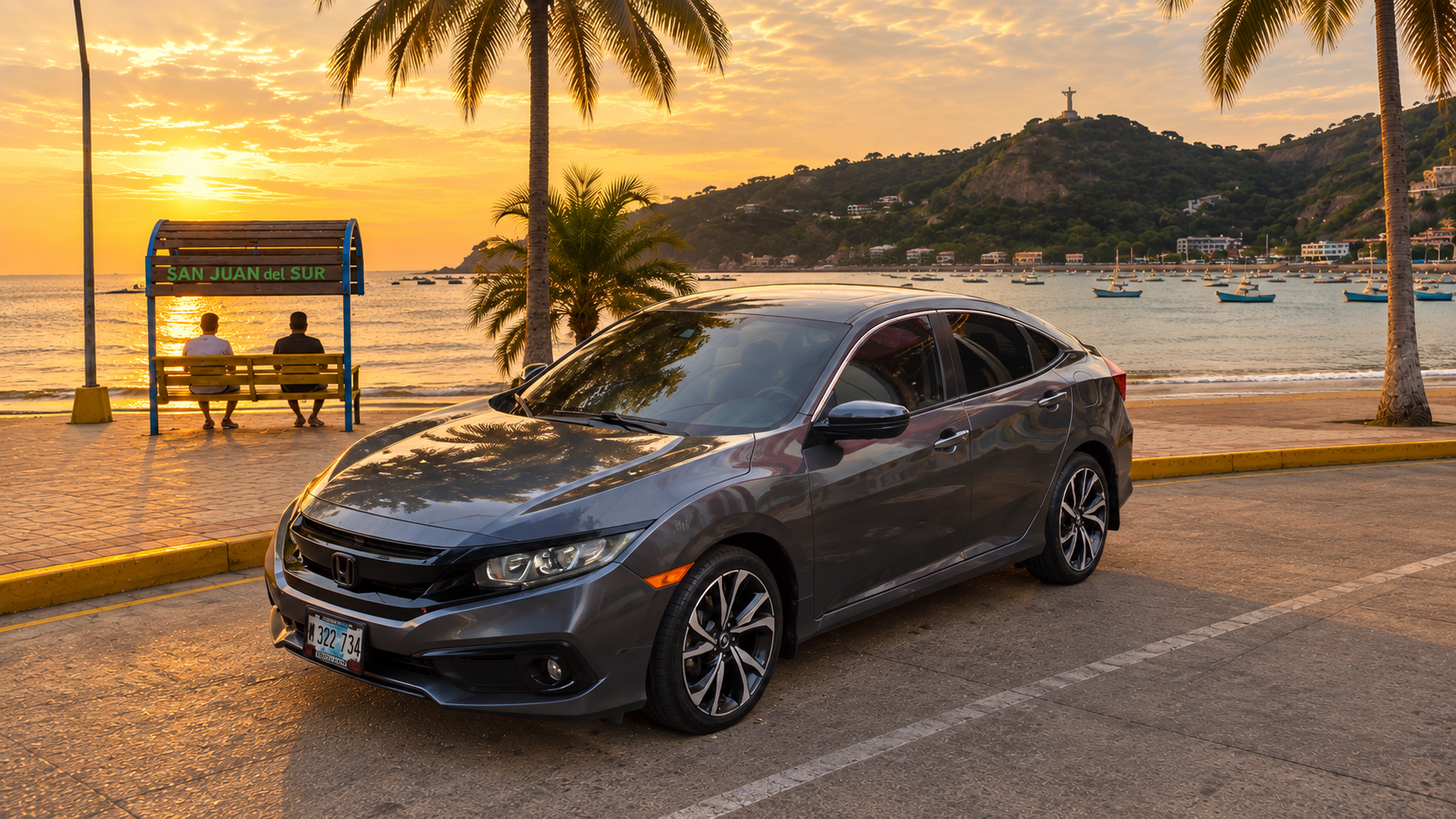 Honda Civic gris