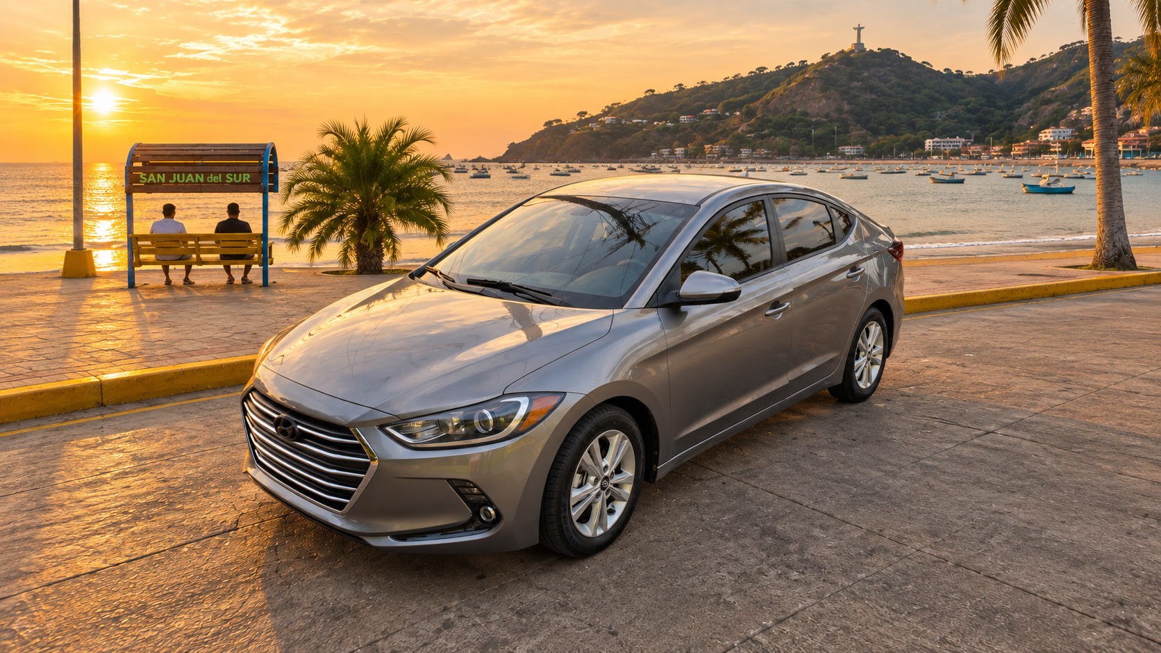Hyundai sedán gris